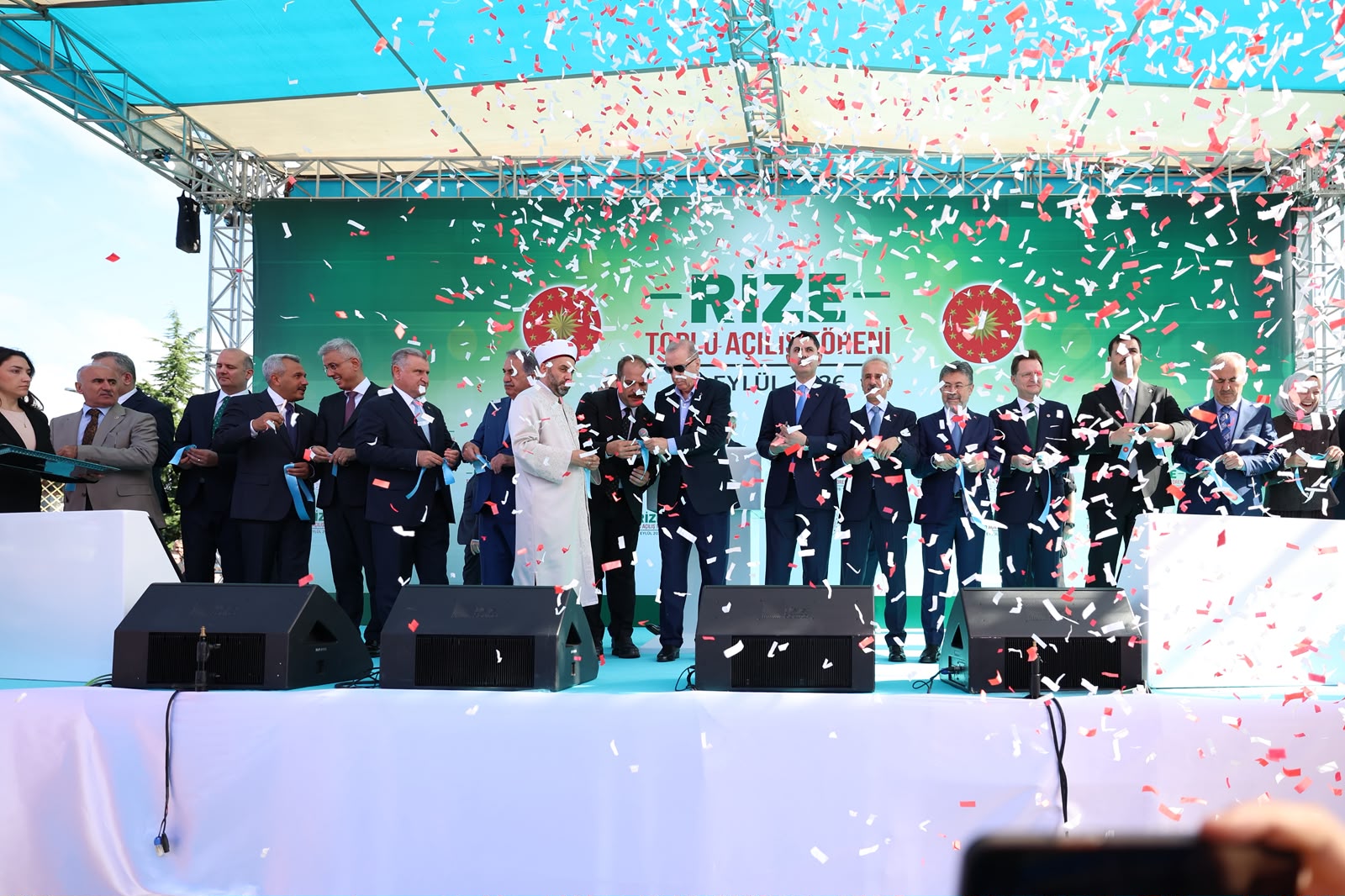 Cumhurbaşkanımız Sayın Recep Tayyip Erdoğan Rize'de Toplu Açılış Töreni'ne katıldı